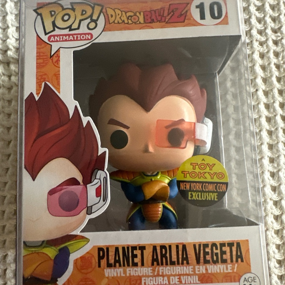 Funko Pop! REPLICA Planet Arlia Vegeta Figure - Orange and Blue